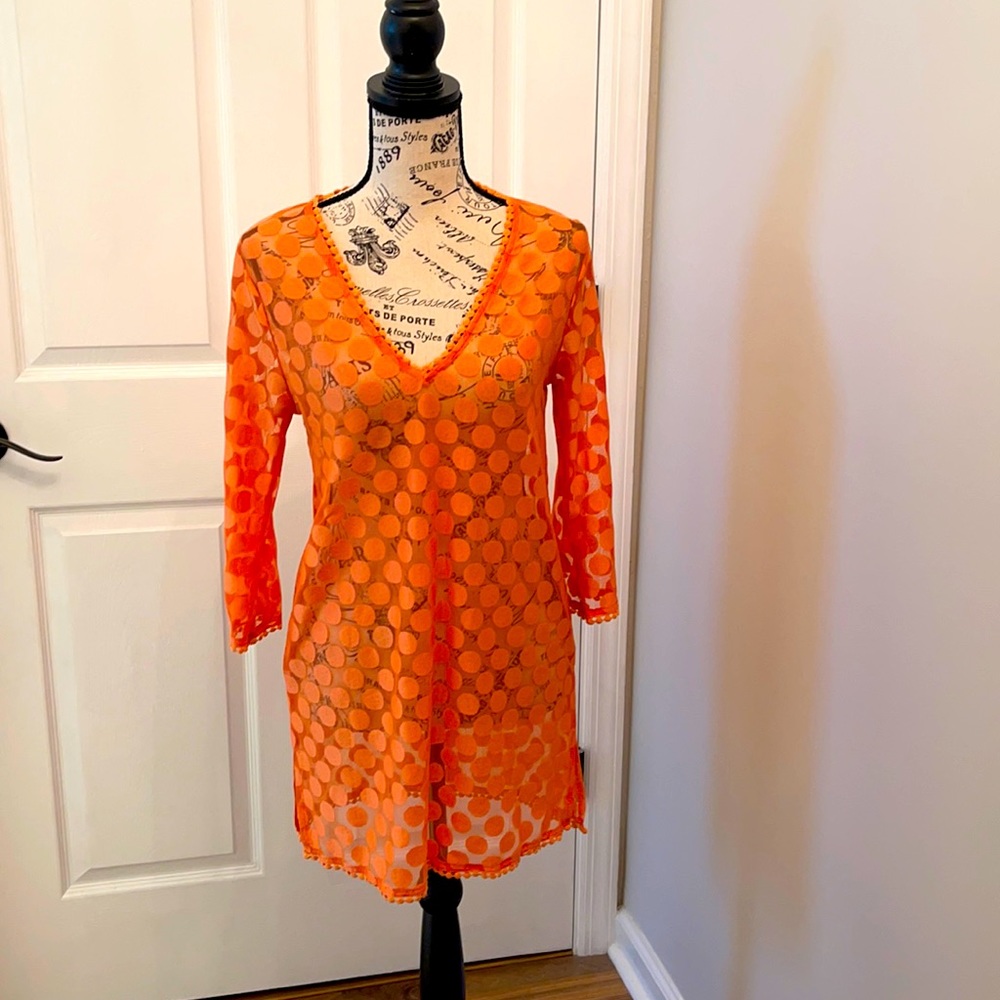 Orange cover up